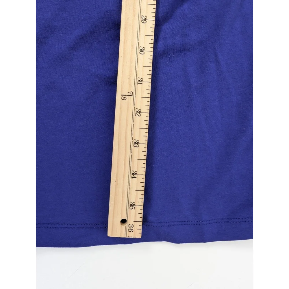 NWT Eileen Fisher 2XS Blue Knit Midi Dress Classic Staple Oversized Lagenlook